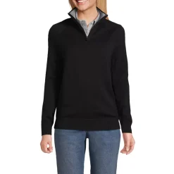 School Uniform Unisex Cotton Modal Quarter Zip Sweater