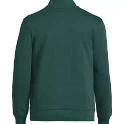 School Uniform Unisex Long Sleeve Quarter Zip Mock Neck Sweatshirt