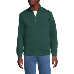 School Uniform Unisex Long Sleeve Quarter Zip Mock Neck Sweatshirt