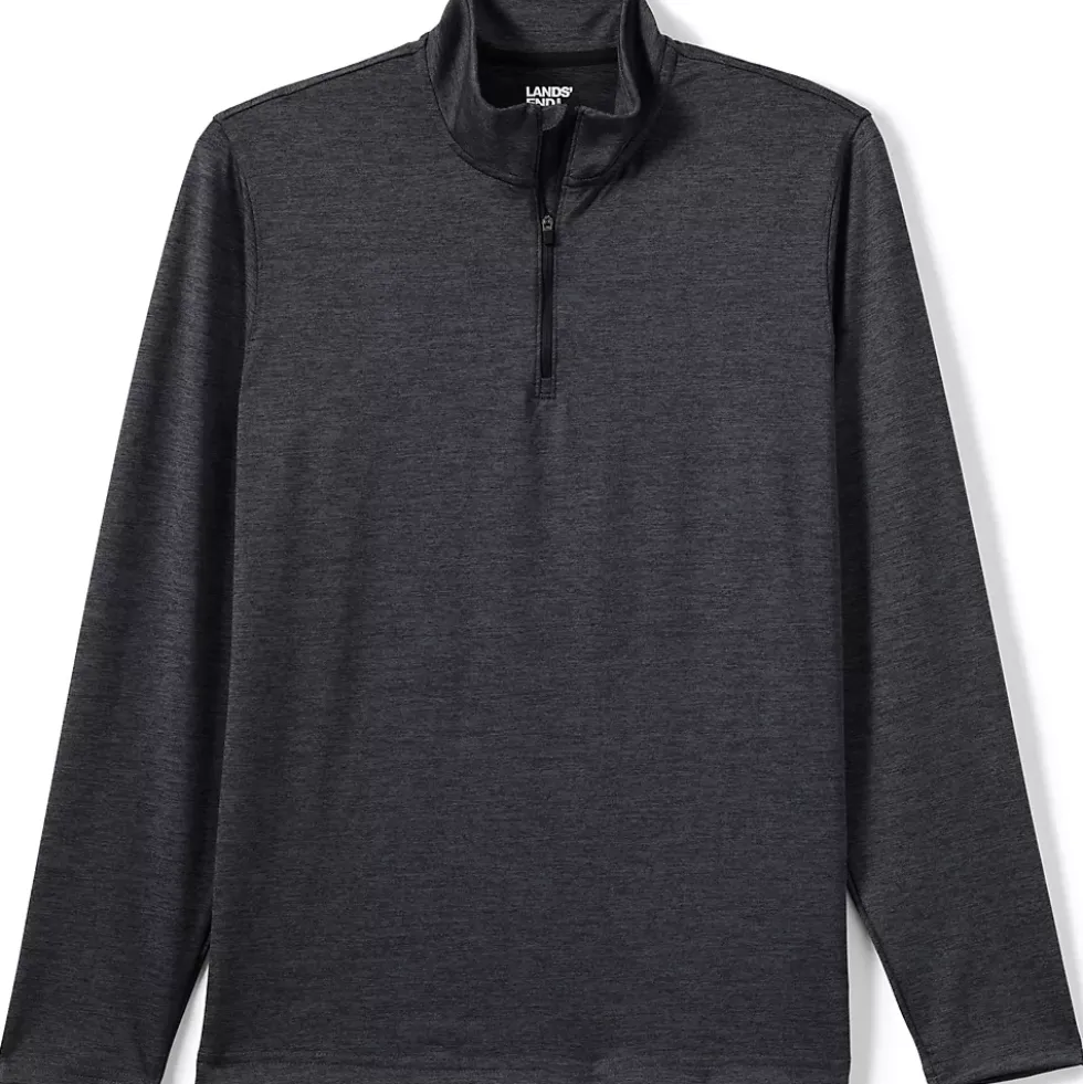 School Uniform Unisex Rapid Dry Space Dye Quarter Zip Pullover Shirt