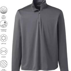 School Uniform Unisex Rapid Dry Quarter Zip Pullover