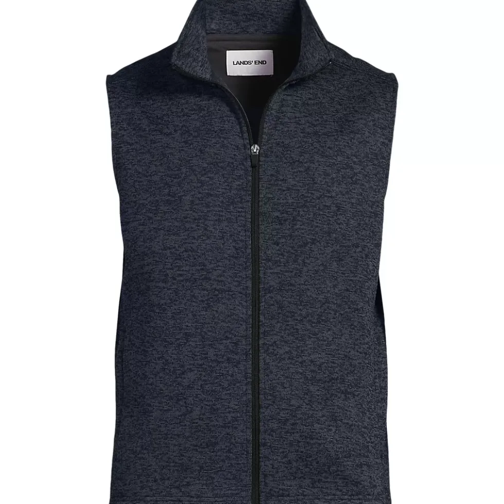 School Uniform Unisex Sweater Fleece Zip Front Vest