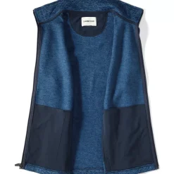 School Uniform Unisex Sweater Fleece Zip Front Vest