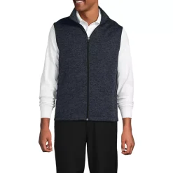 School Uniform Unisex Sweater Fleece Zip Front Vest