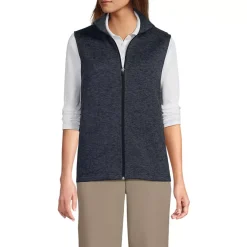 School Uniform Unisex Sweater Fleece Zip Front Vest