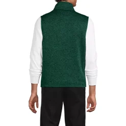 School Uniform Unisex Sweater Fleece Zip Front Vest