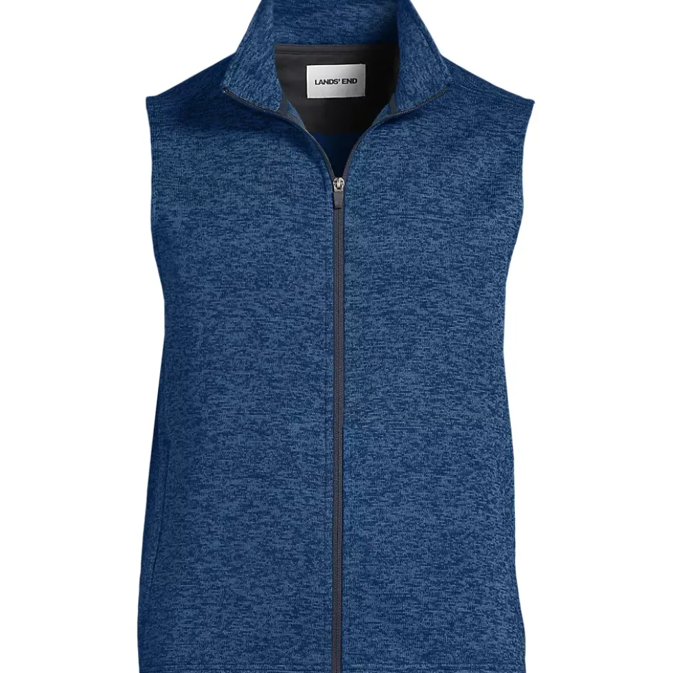School Uniform Unisex Sweater Fleece Zip Front Vest