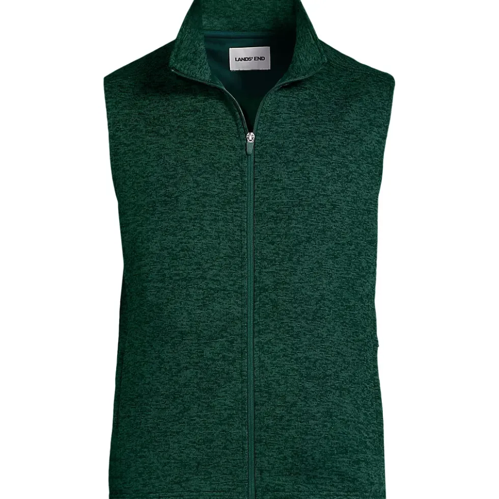 School Uniform Unisex Sweater Fleece Zip Front Vest