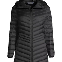 School Uniform Wanderweight Packable Down Long Jacket
