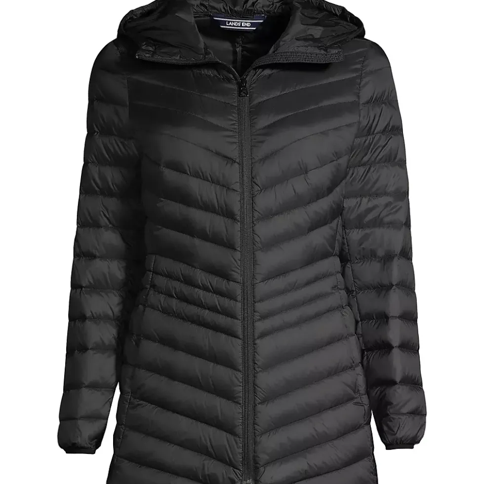 School Uniform Wanderweight Packable Down Long Jacket