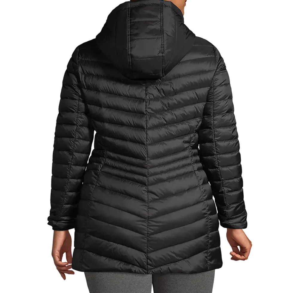 School Uniform Wanderweight Packable Down Long Jacket