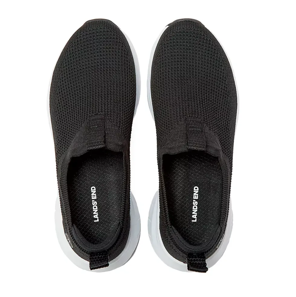 School Uniform Women's Casual Knit Slip On Sneakers