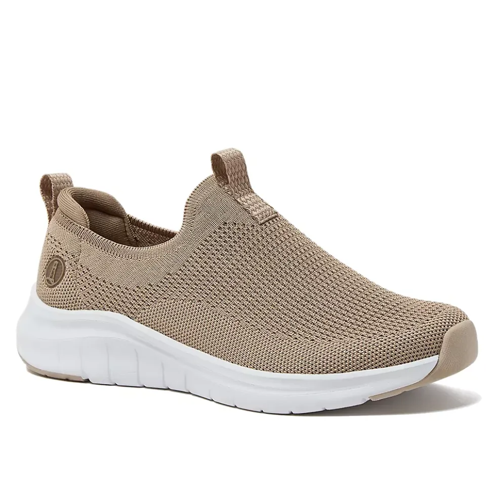 School Uniform Women's Casual Knit Slip On Sneakers