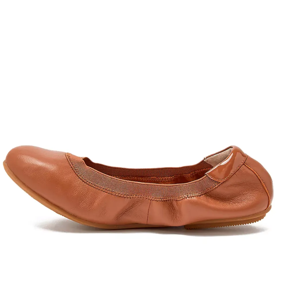 School Uniform Women's Comfort Slip On Leather Ballet Flats