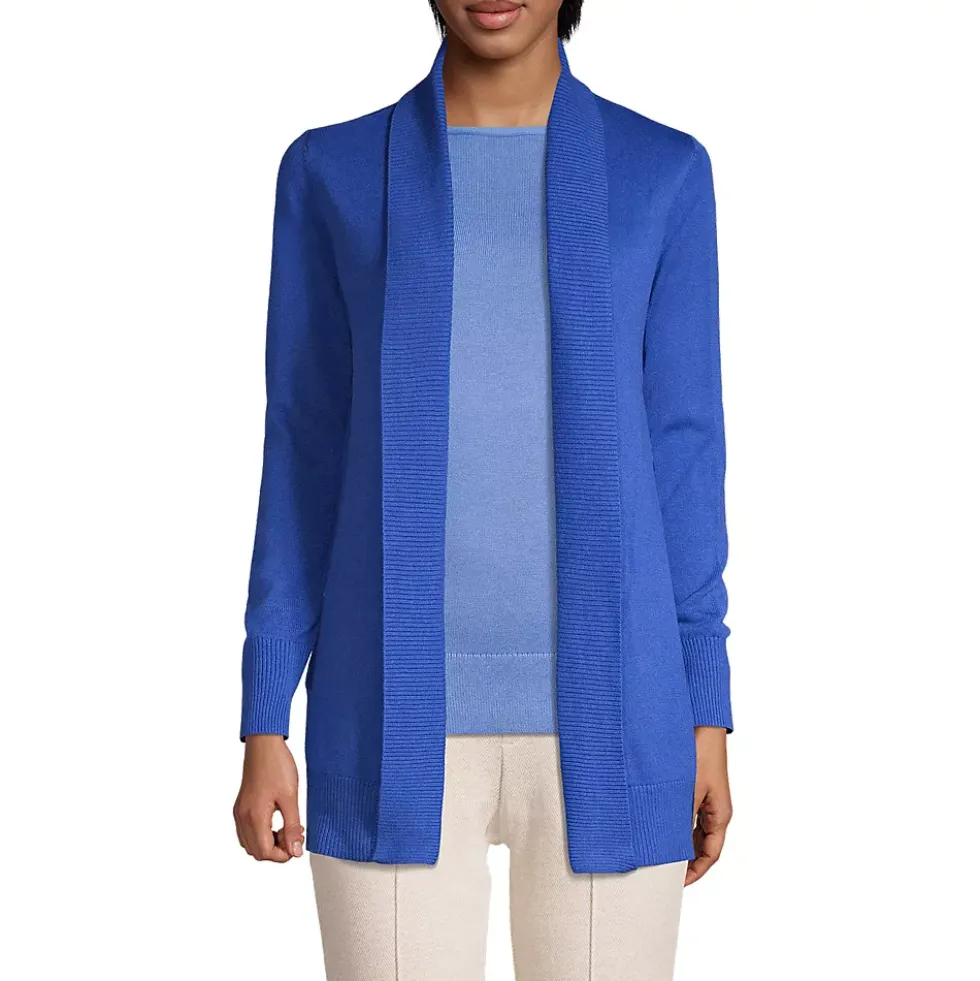 School Uniform Women's Cotton Modal Shawl Collar Cardigan Sweater