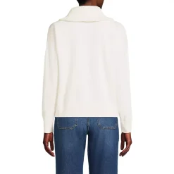 School Uniform Women's Cotton Modal Long Sleeve Zip Front Cardigan Sweater Jacket