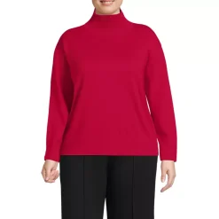 School Uniform Women's Cotton Modal Funnel Neck Sweater