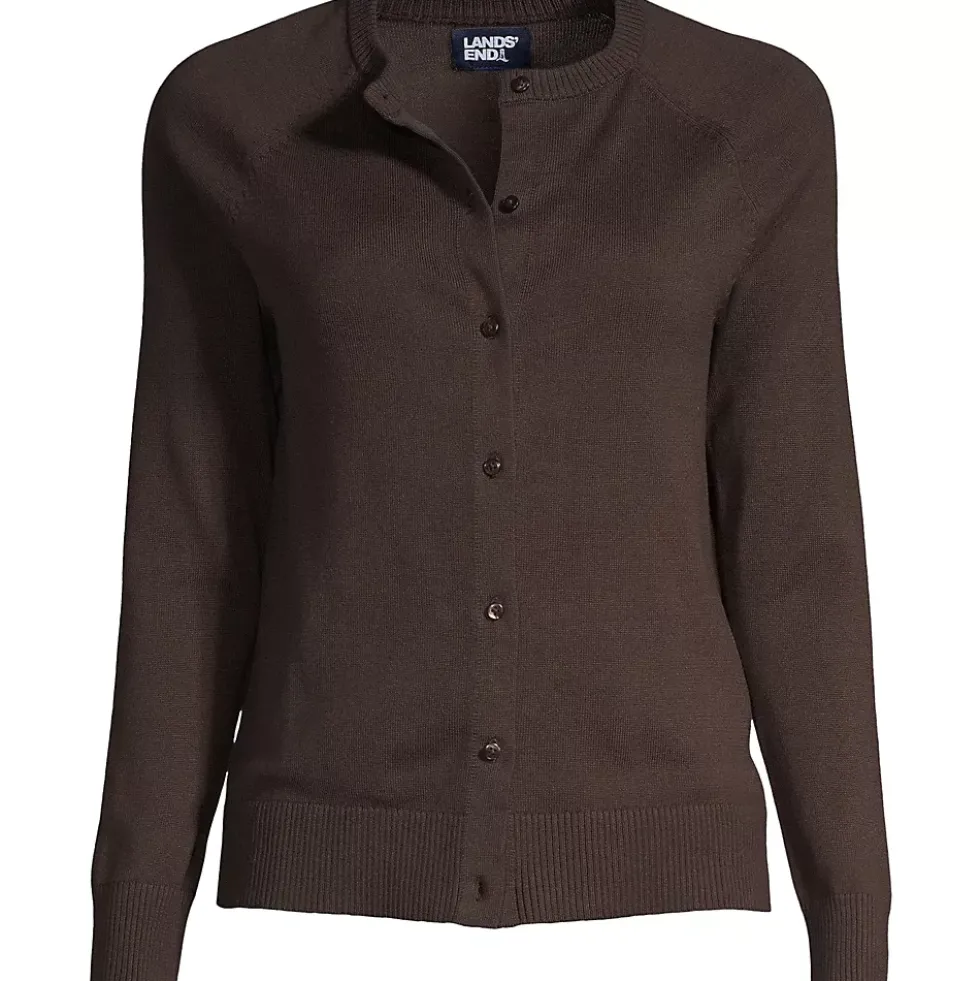 School Uniform Women's Cotton Modal Cardigan Sweater