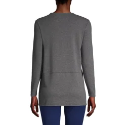 School Uniform Women's Cotton Polyester Long Sleeve Tunic with Pockets