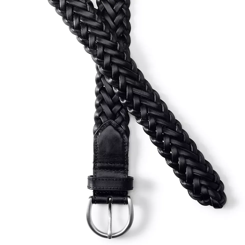 School Uniform Women's Leather Braided Belt