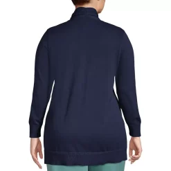 School Uniform Women's Long Sleeve Open Long Cardigan Sweater