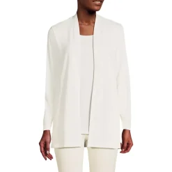 School Uniform Women's Long Sleeve Supima Micro Modal Open Cardigan Tunic