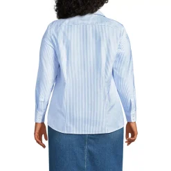 School Uniform Women's Long Sleeve Oxford Shirt