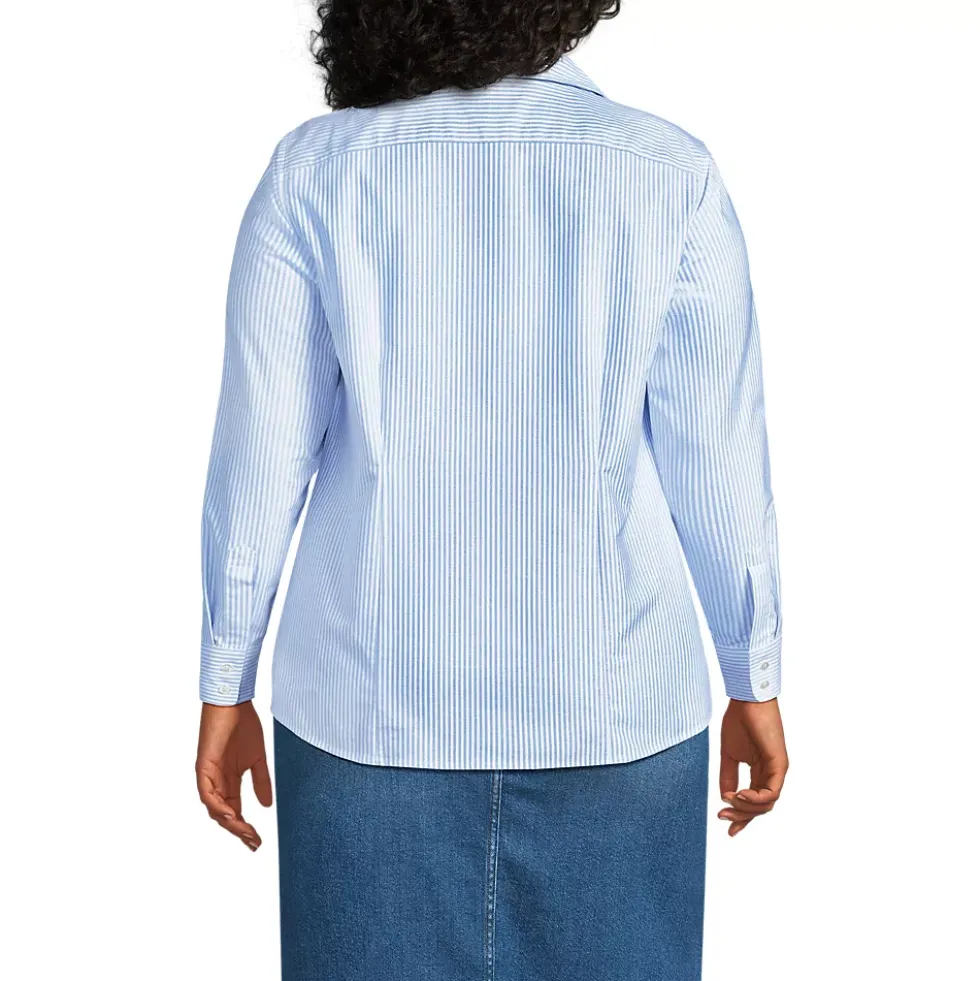 School Uniform Women's Long Sleeve Oxford Shirt
