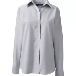 School Uniform Women's Long Sleeve Oxford Shirt