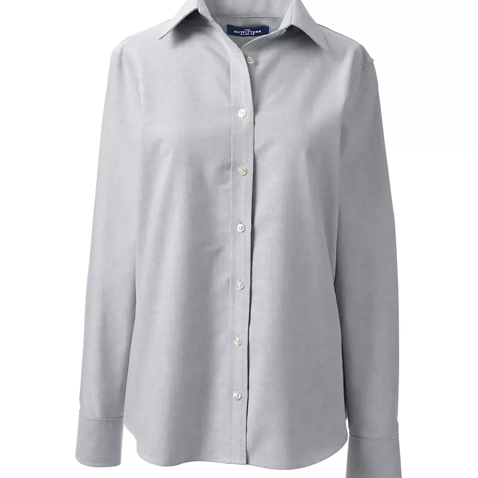 School Uniform Women's Long Sleeve Oxford Shirt