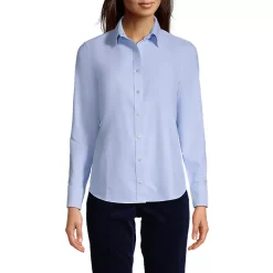 School Uniform Women's Long Sleeve Oxford Shirt