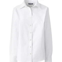 School Uniform Women's Long Sleeve Oxford Shirt