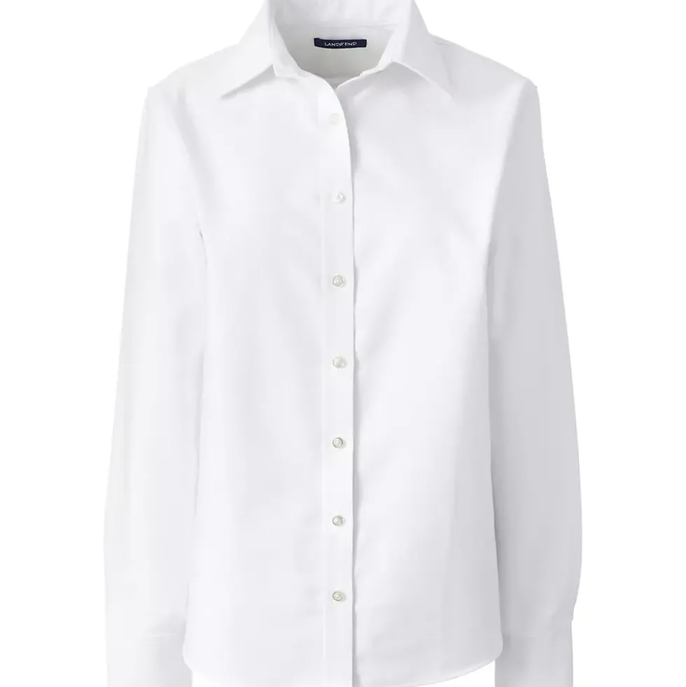 School Uniform Women's Long Sleeve Oxford Shirt