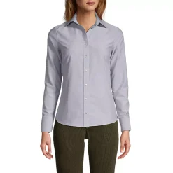 School Uniform Women's Long Sleeve Oxford Shirt
