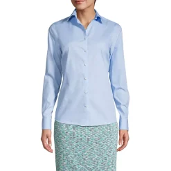 School Uniform Women's Long Sleeve Broadcloth Shirt
