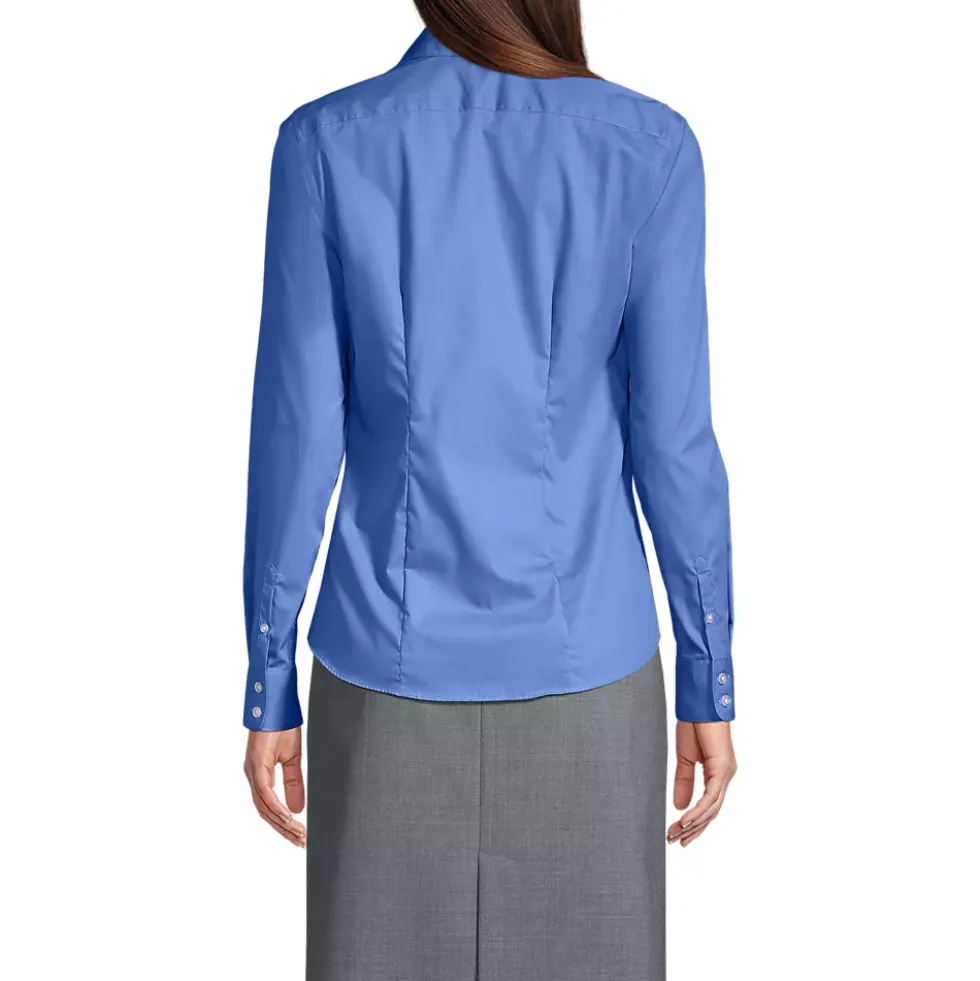 School Uniform Women's Long Sleeve Broadcloth Shirt