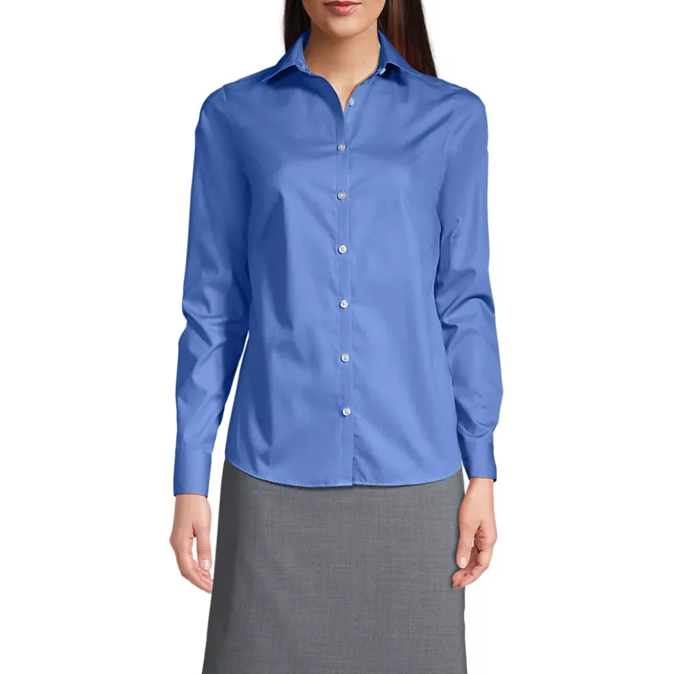 School Uniform Women's Long Sleeve Broadcloth Shirt