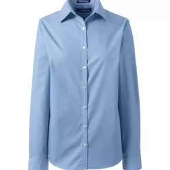 School Uniform Women's Long Sleeve Broadcloth Shirt