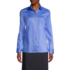 School Uniform Women's Long Sleeve Performance Twill Shirt
