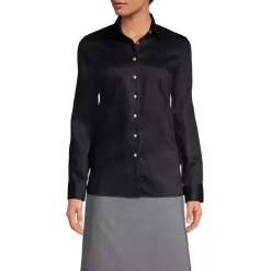 School Uniform Women's Long Sleeve Performance Twill Shirt