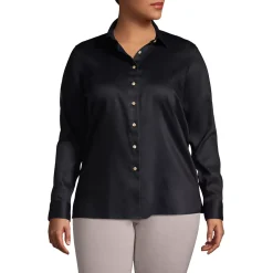 School Uniform Women's Long Sleeve Performance Twill Shirt