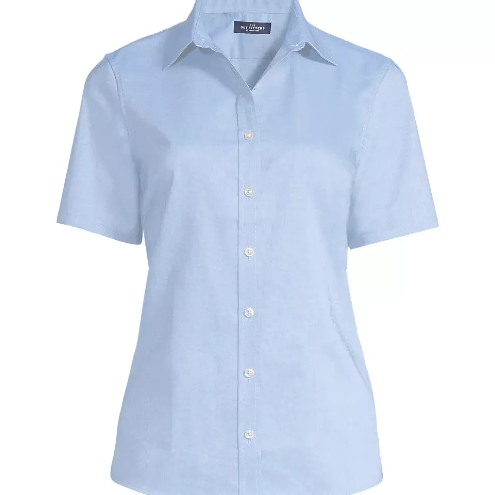 School Uniform Women's Plus Size Short Sleeve Oxford Shirt