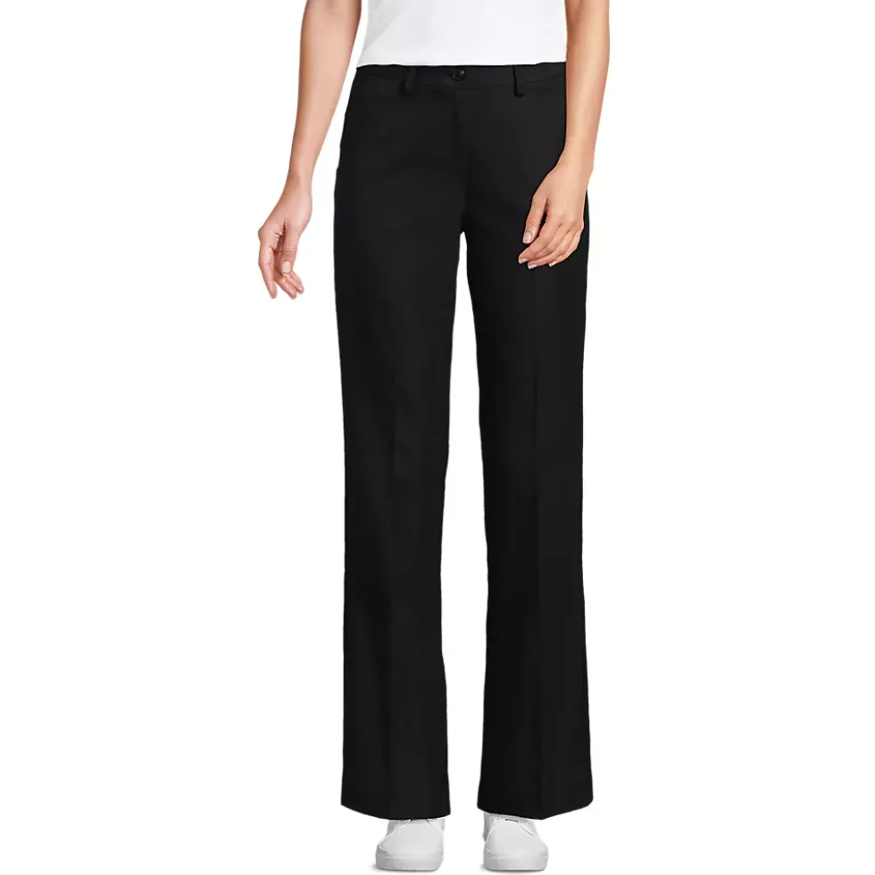 School Uniform Women's Recycle Active Chino Comfort Waist Straight Leg Pants