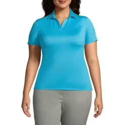 School Uniform Women's Short Sleeve Rapid Dry Sport Neck Polo Shirt