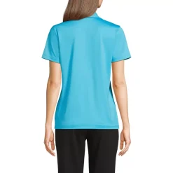 School Uniform Women's Short Sleeve Rapid Dry Sport Neck Polo Shirt