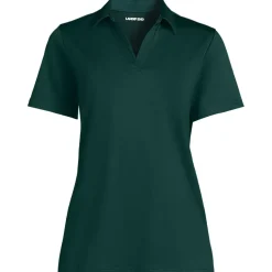 School Uniform Women's Short Sleeve Rapid Dry Sport Neck Polo Shirt