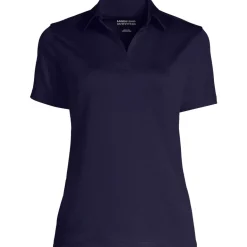School Uniform Women's Short Sleeve Rapid Dry Sport Neck Polo Shirt