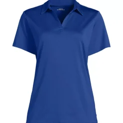 School Uniform Women's Short Sleeve Rapid Dry Sport Neck Polo Shirt