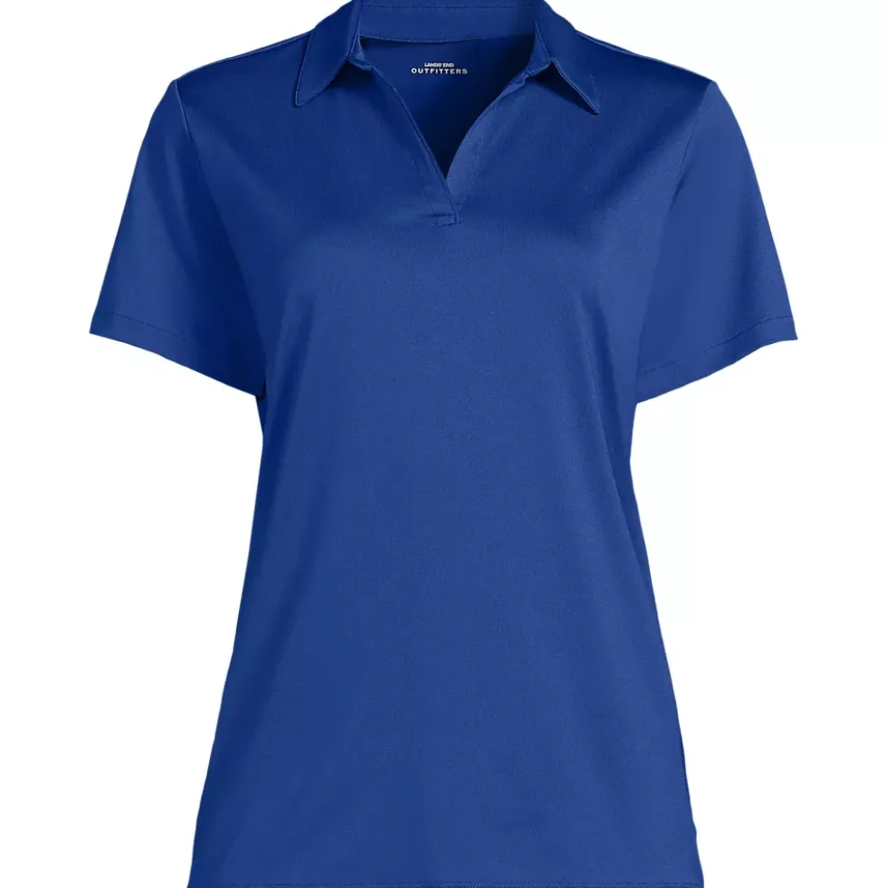 School Uniform Women's Short Sleeve Rapid Dry Sport Neck Polo Shirt