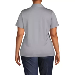 School Uniform Women's Short Sleeve Rapid Dry Sport Neck Polo Shirt